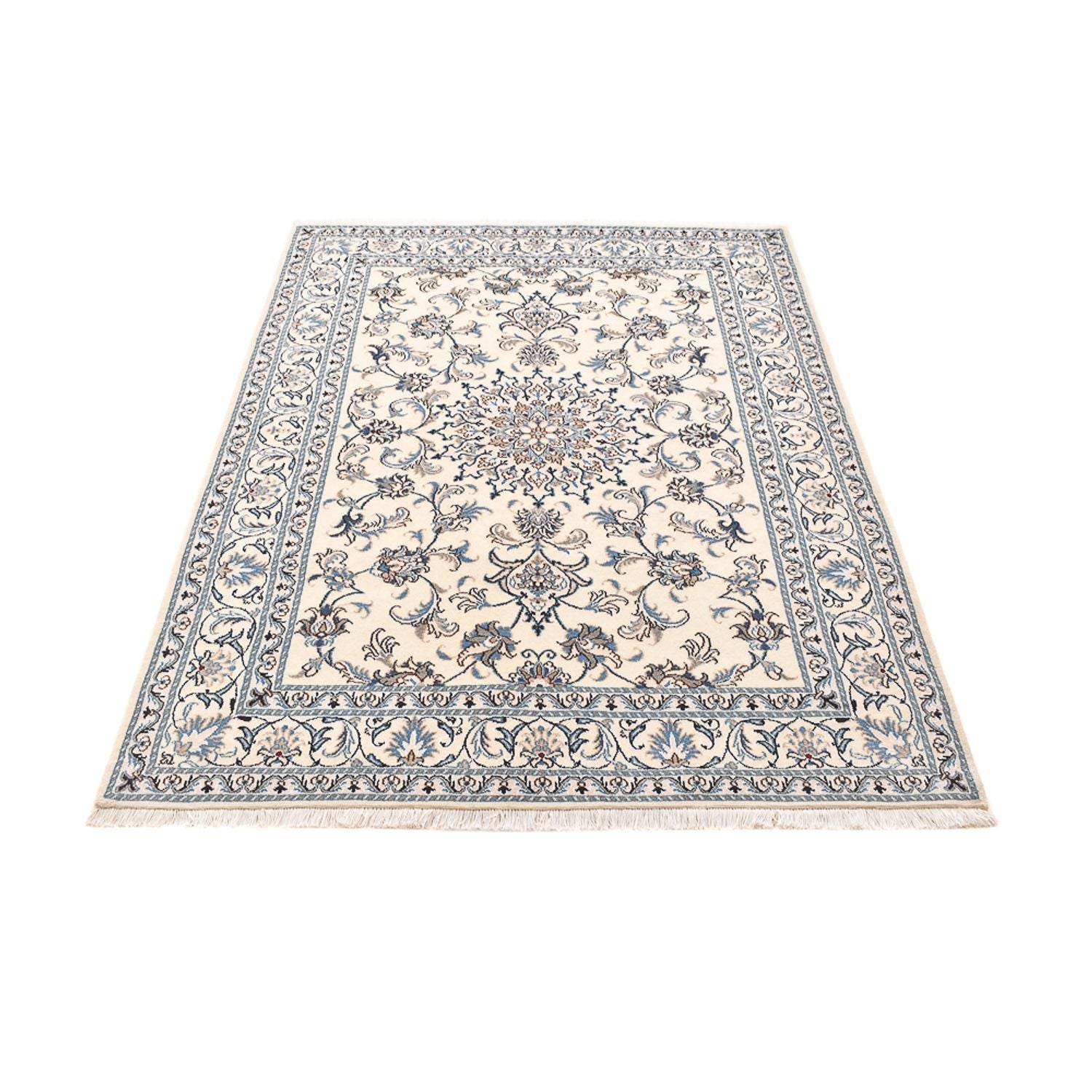 Perserteppich - Nain - 195 x 150 cm - hellbeige