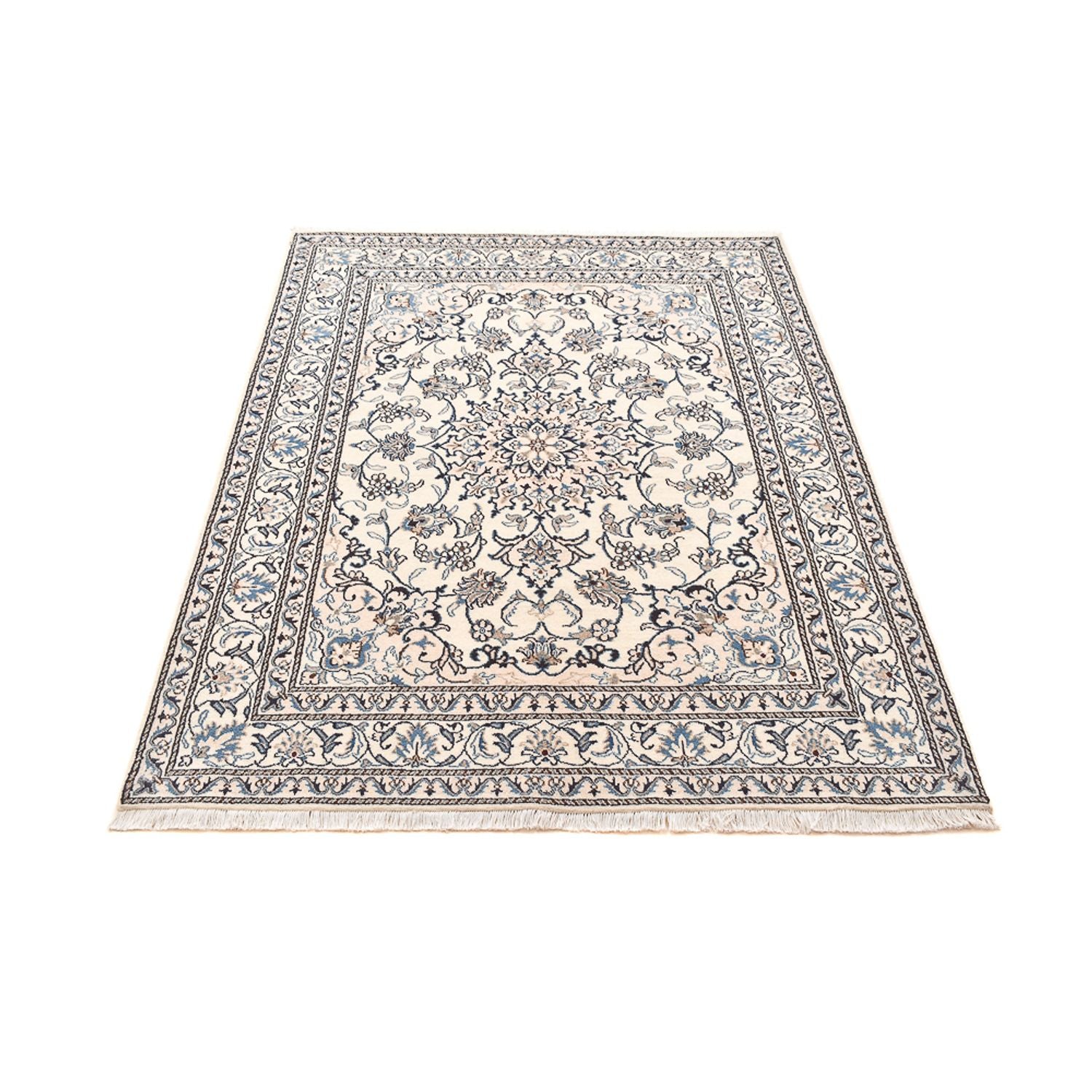 Perserteppich - Nain - 195 x 150 cm - hellbeige