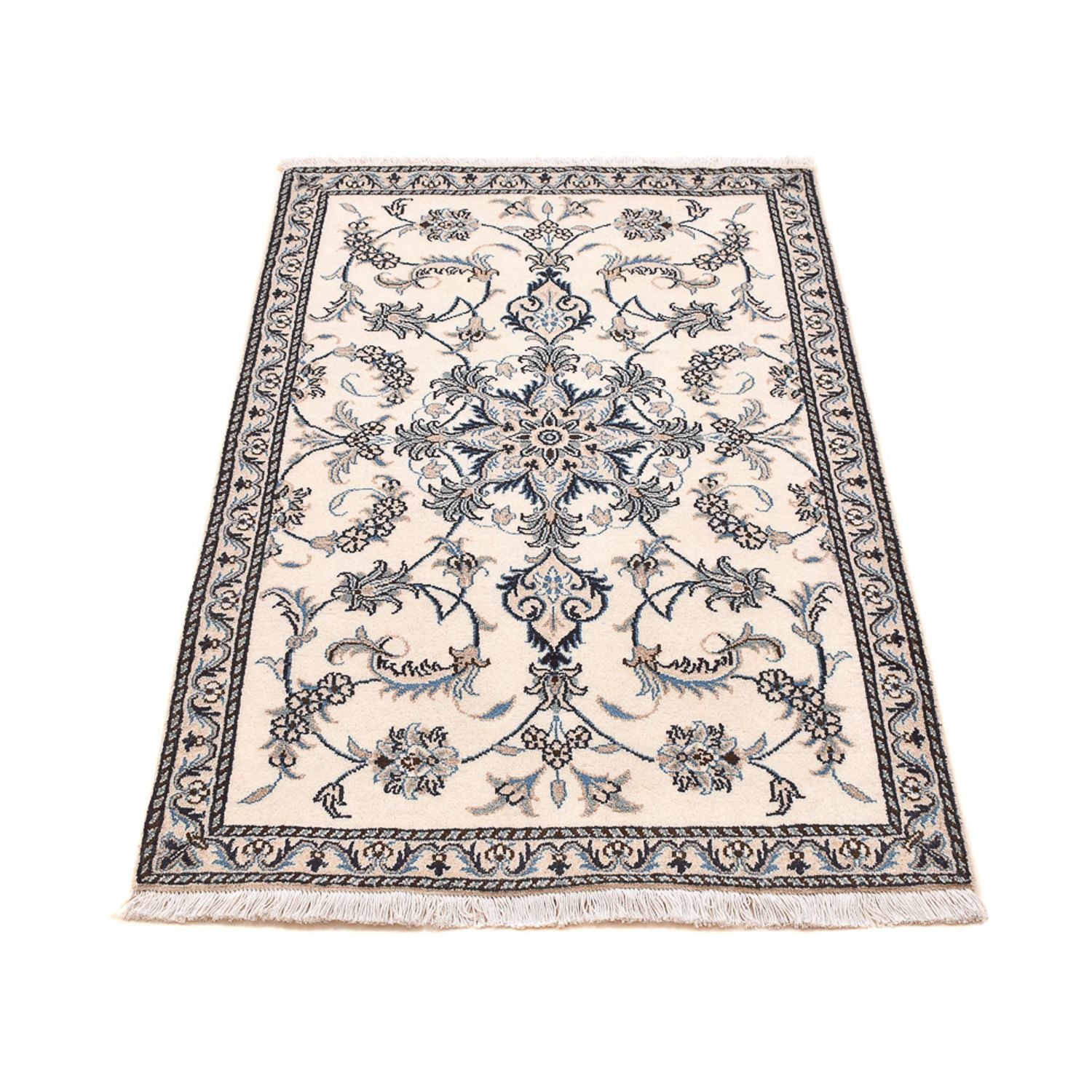 Perserteppich - Nain - 138 x 90 cm - hellbeige