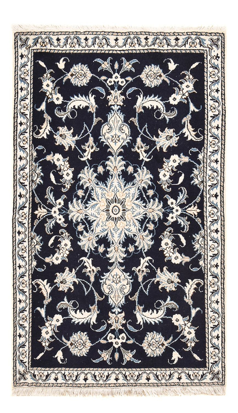 Perserteppich - Nain - 140 x 87 cm - dunkelblau