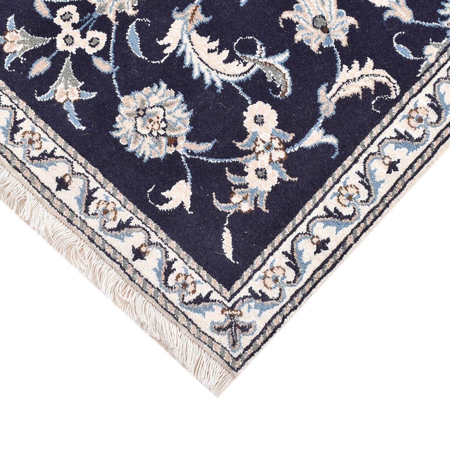 Perserteppich - Nain - 140 x 87 cm - dunkelblau