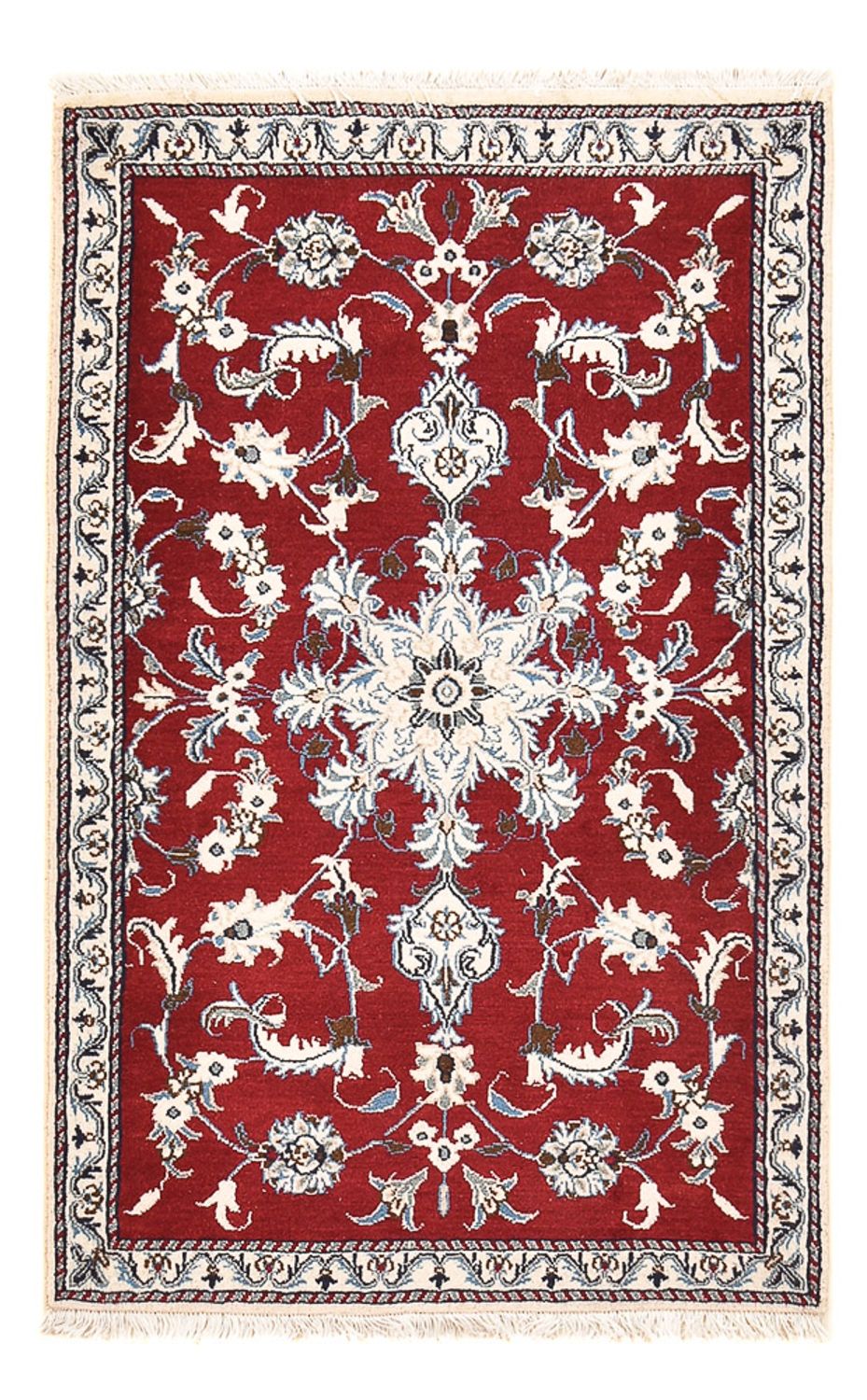 Perserteppich - Nain - 137 x 90 cm - rot