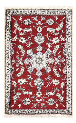 Perserteppich - Nain - 137 x 90 cm - rot