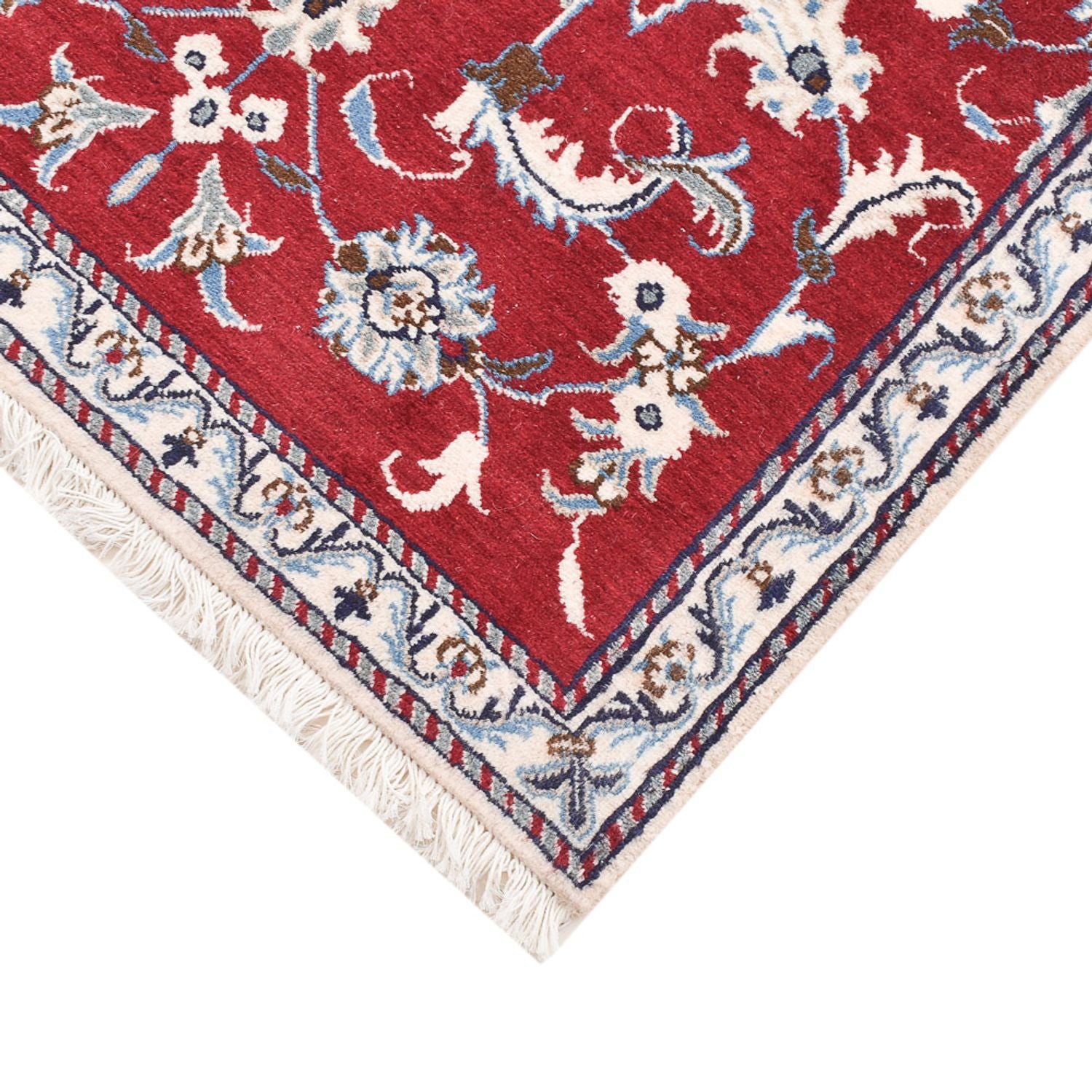 Perserteppich - Nain - 137 x 90 cm - rot