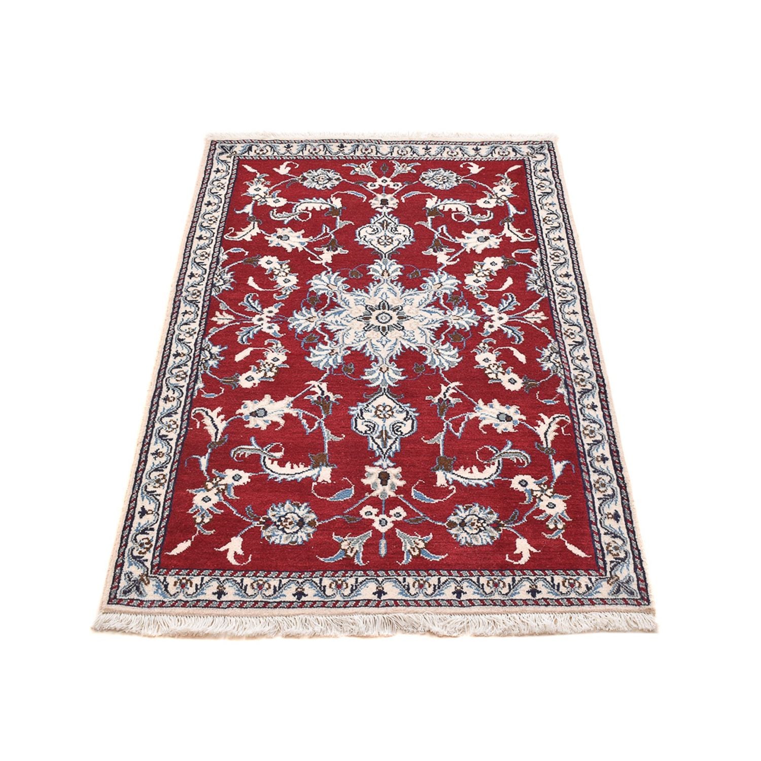 Perserteppich - Nain - 137 x 90 cm - rot