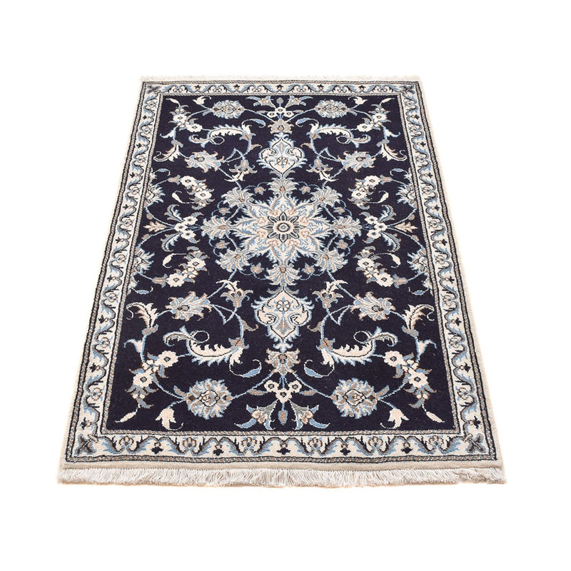 Perserteppich - Nain - 140 x 89 cm - dunkelblau
