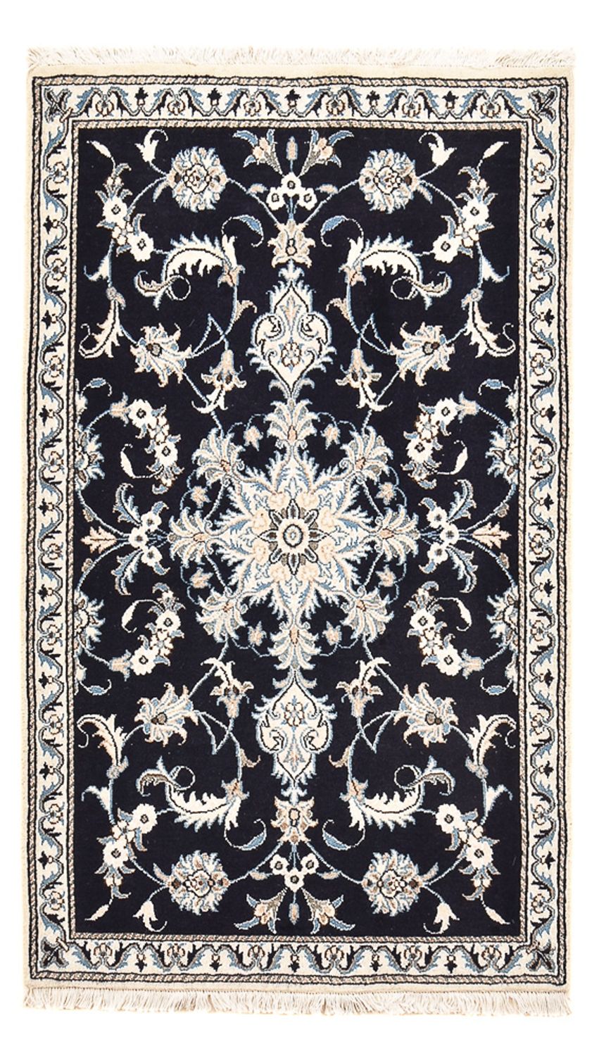 Perserteppich - Nain - 143 x 90 cm - dunkelblau