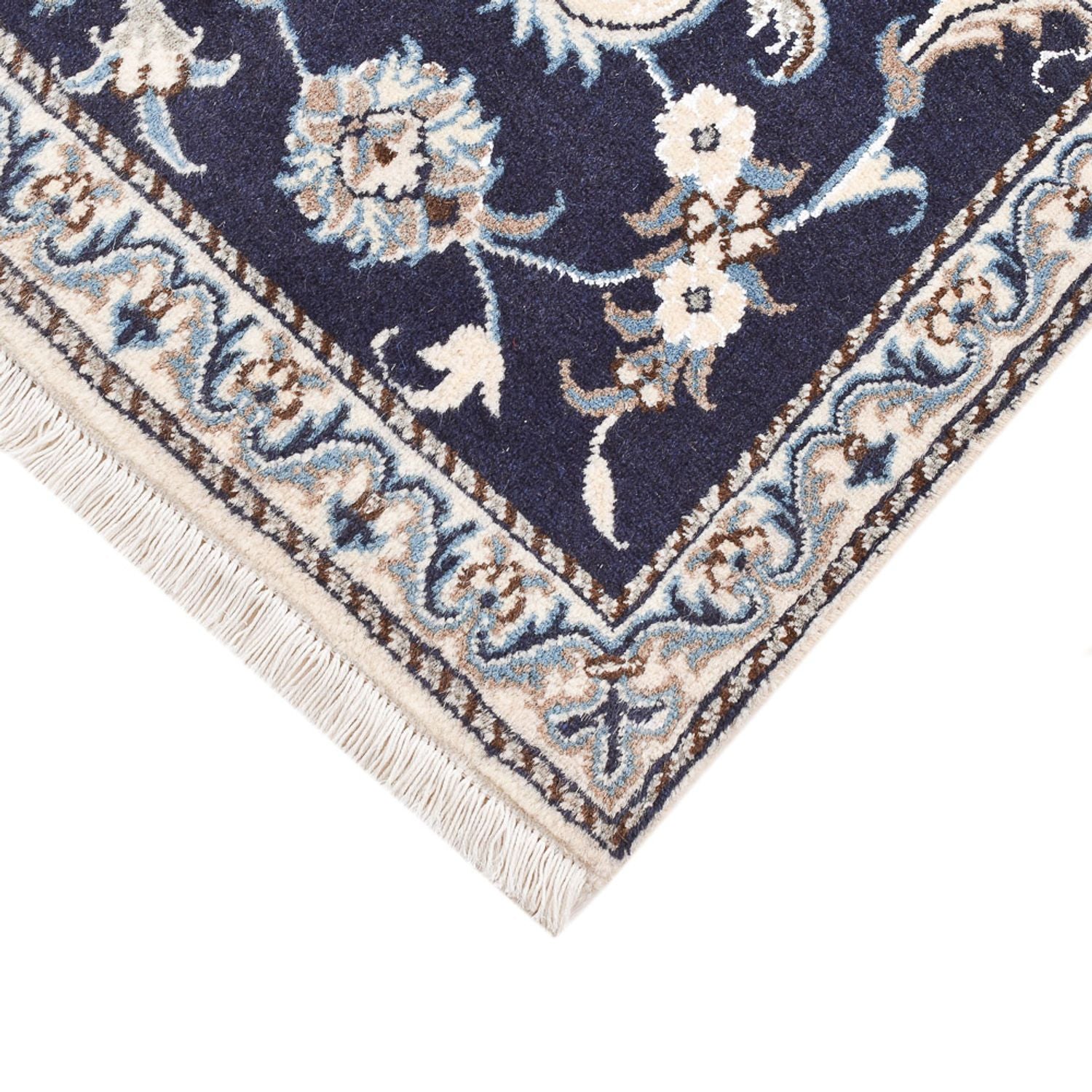 Perserteppich - Nain - 140 x 87 cm - dunkelbeige