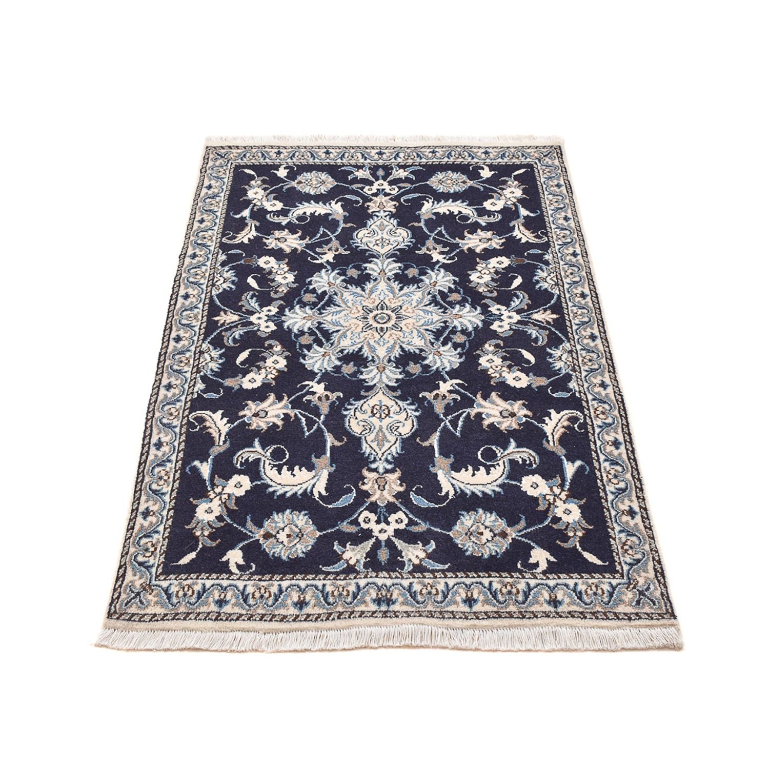Perserteppich - Nain - 140 x 87 cm - dunkelbeige