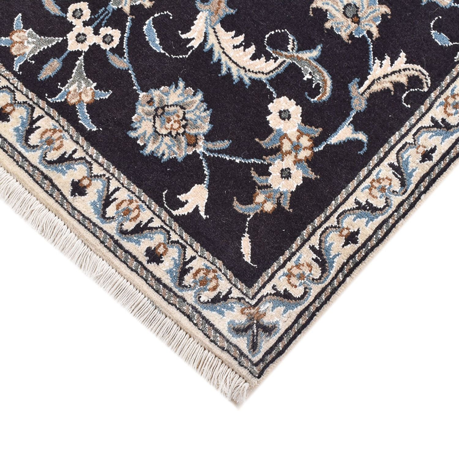 Perserteppich - Nain - 145 x 87 cm - dunkelbeige