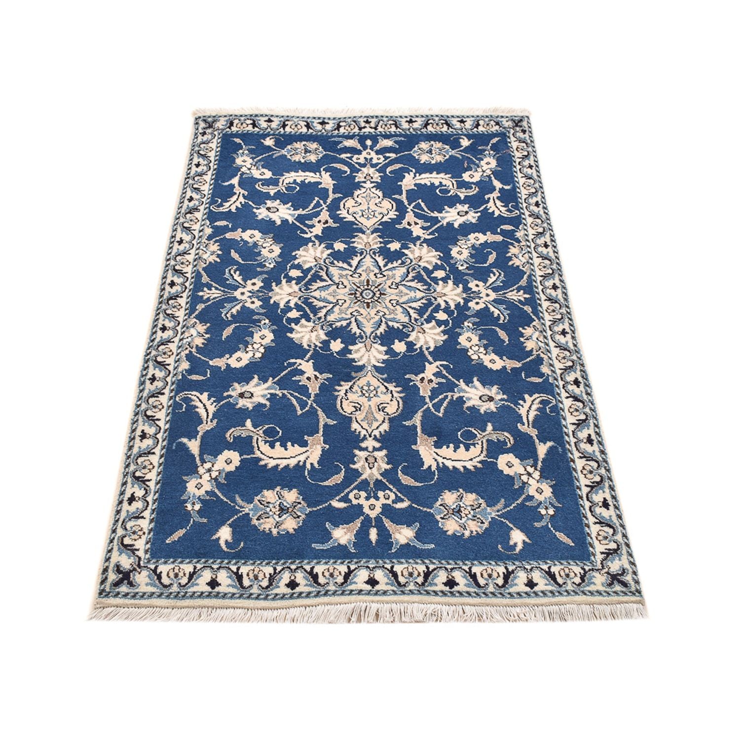 Perserteppich - Nain - 143 x 86 cm - blau