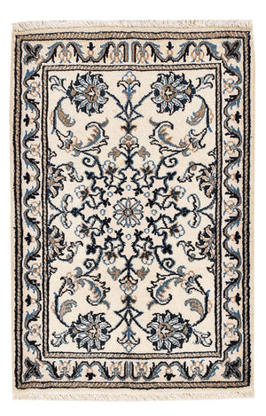 Perserteppich - Nain - 87 x 55 cm - weiß