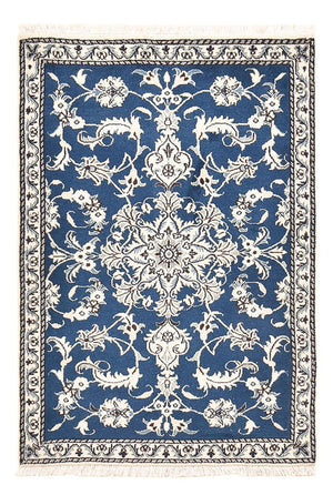 Perserteppich - Nain - 133 x 90 cm - blau