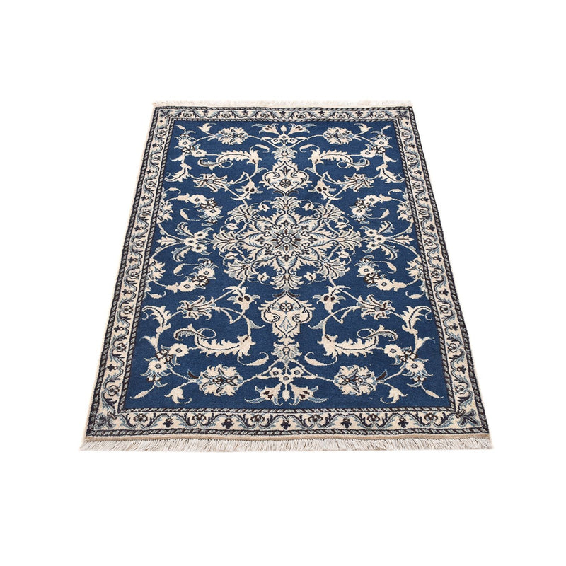 Perserteppich - Nain - 133 x 90 cm - blau