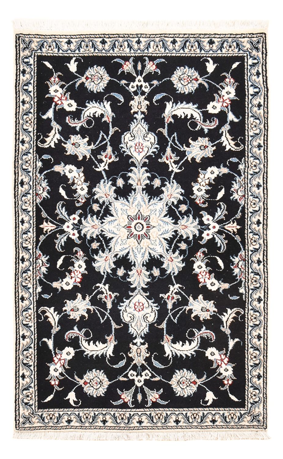Perserteppich - Nain - 142 x 87 cm - dunkelblau