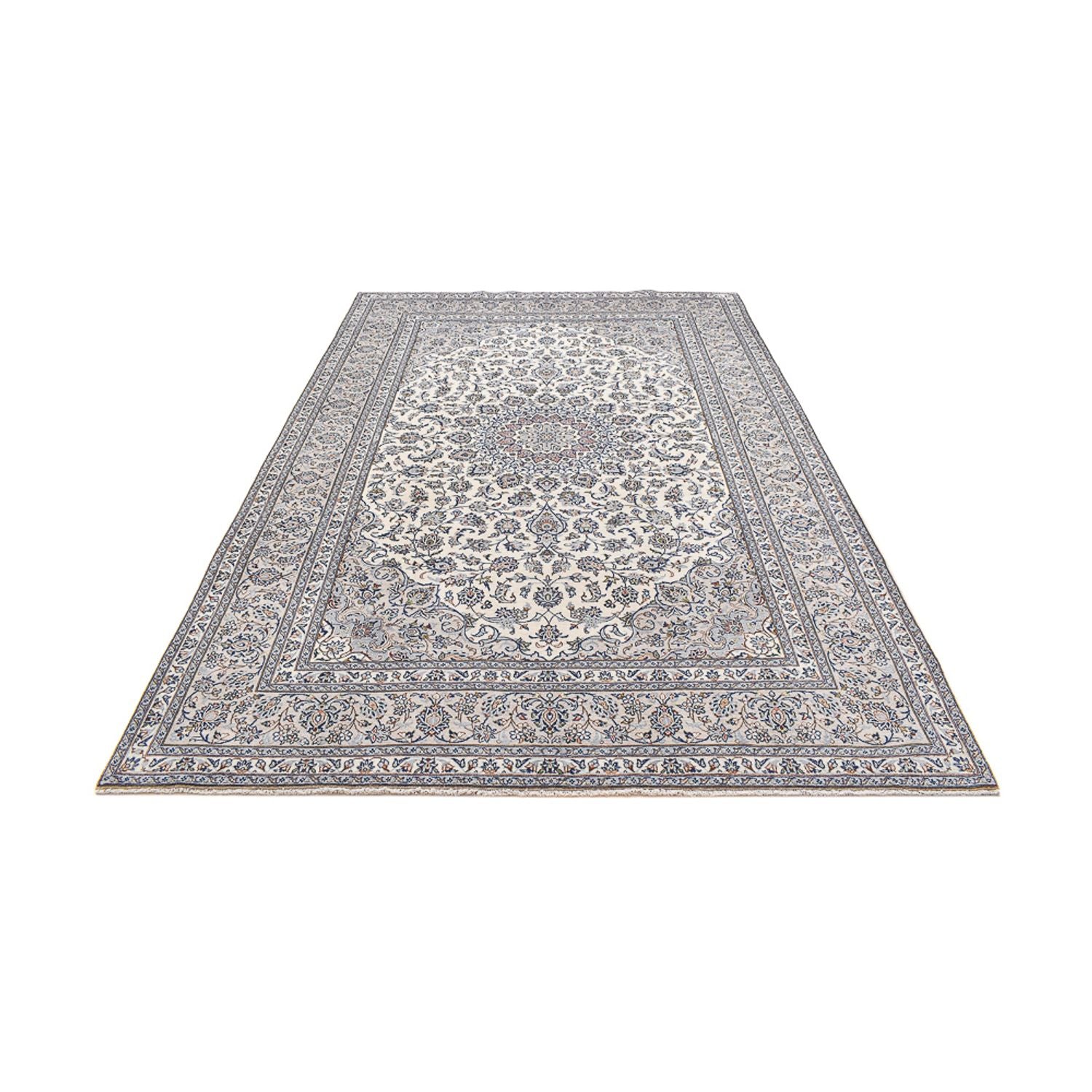 Perserteppich - Keshan - 350 x 242 cm - grau
