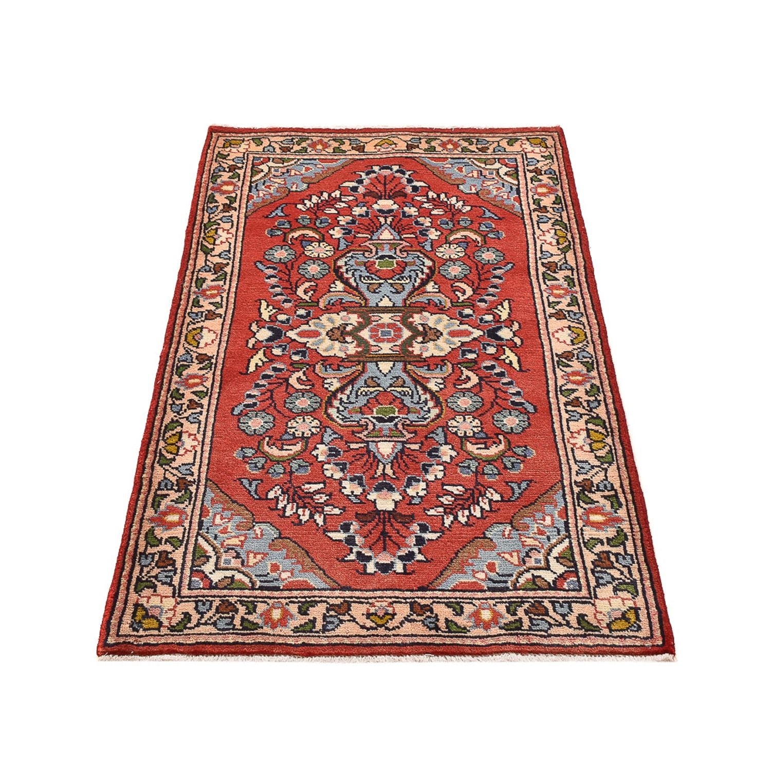 Perserteppich - Nomadic - 122 x 75 cm - rot