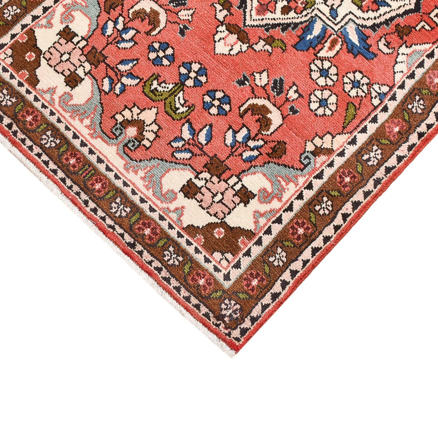 Perserteppich - Nomadic - 127 x 70 cm - hellrot