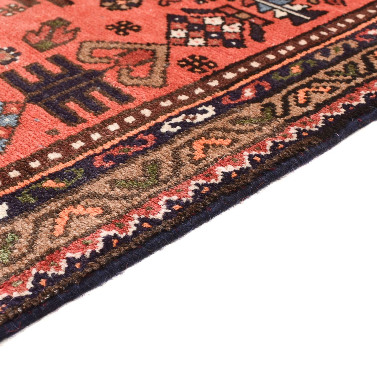 Perserteppich - Nomadic - 124 x 72 cm - hellrot