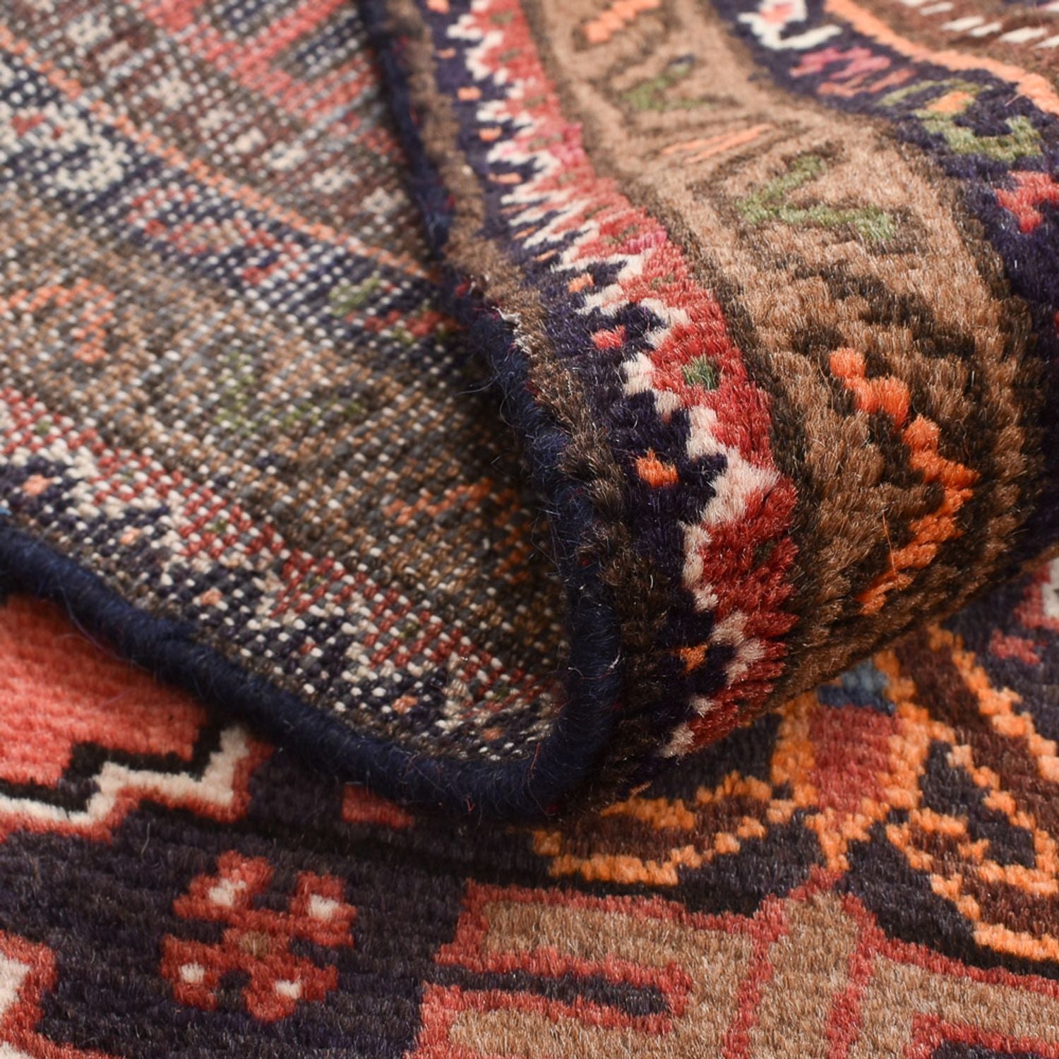 Perserteppich - Nomadic - 124 x 72 cm - hellrot