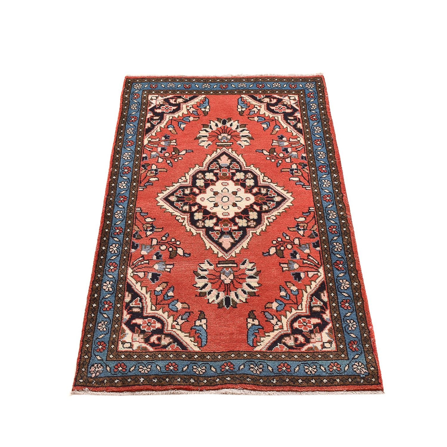 Perserteppich - Nomadic - 129 x 70 cm - hellrot