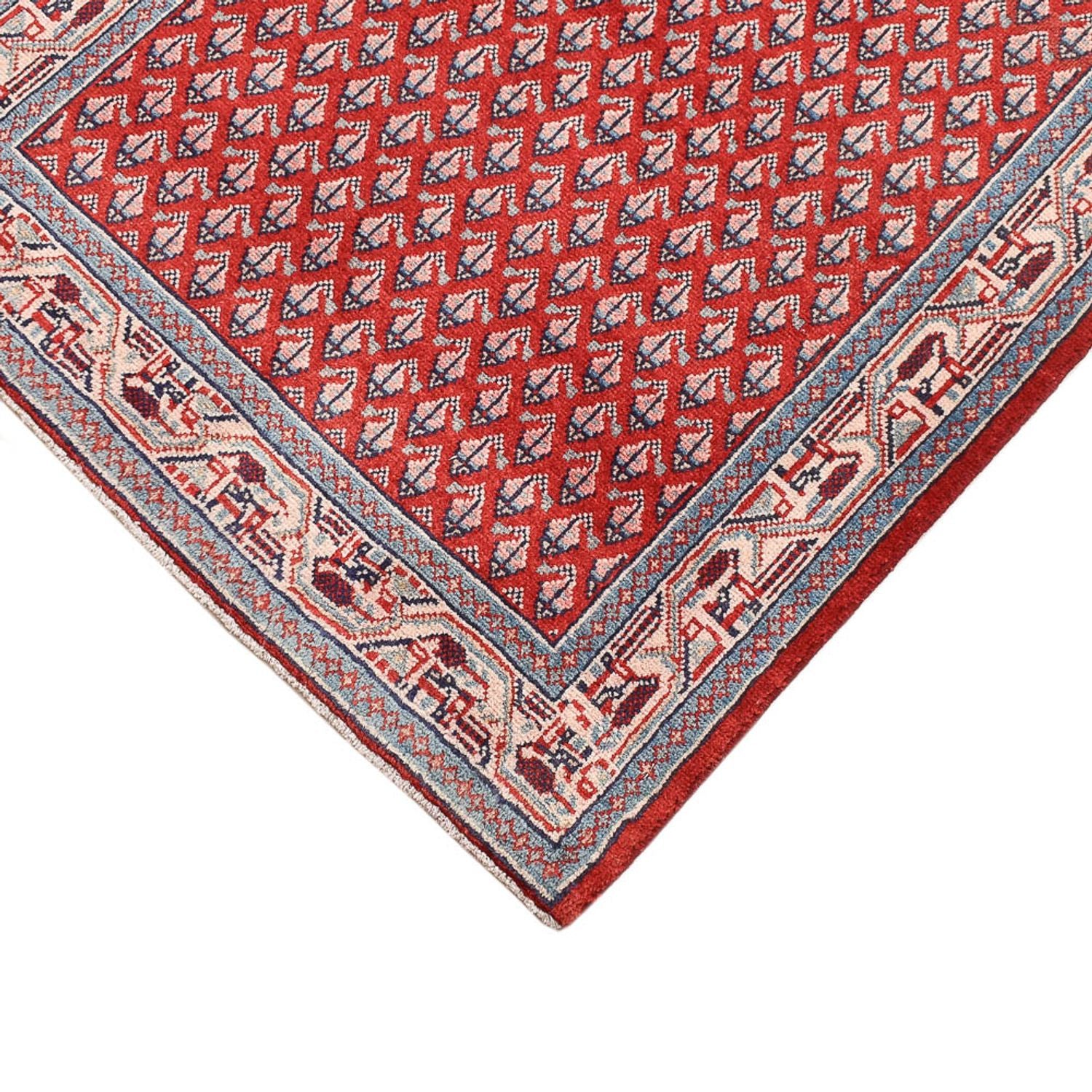 Perserteppich - Mir - 135 x 66 cm - dunkelrot