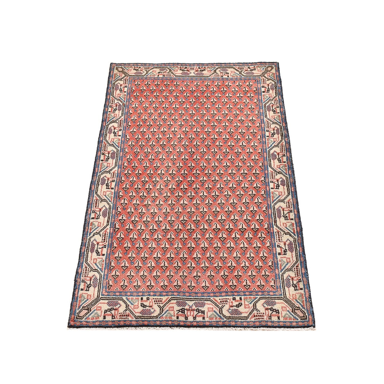 Perserteppich - Mir - 123 x 62 cm - hellrot