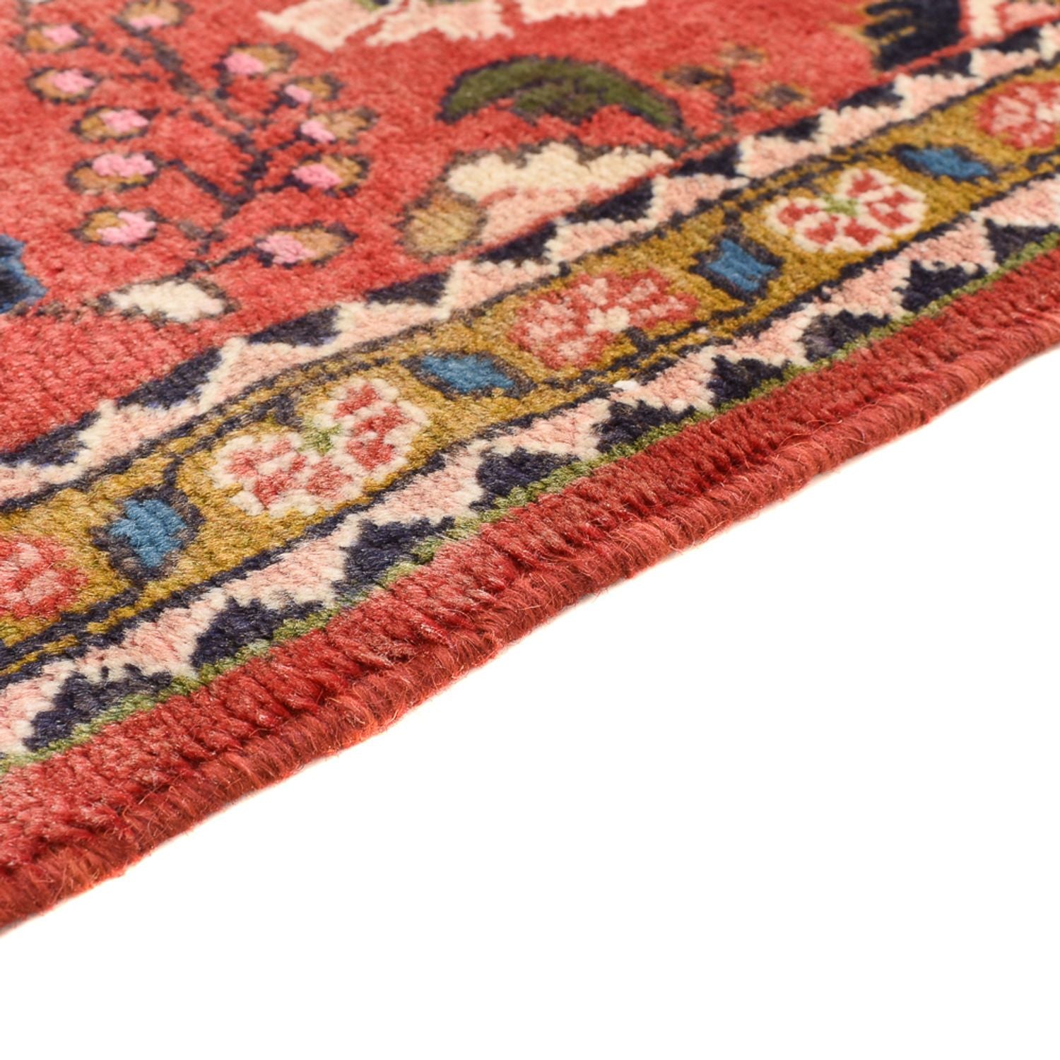 Perserteppich - Nomadic - 132 x 75 cm - hellrot