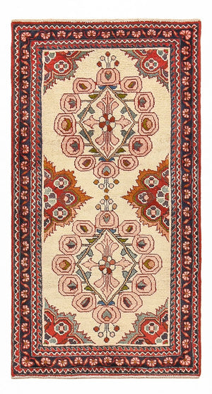 Perserteppich - Nomadic - 128 x 68 cm - beige