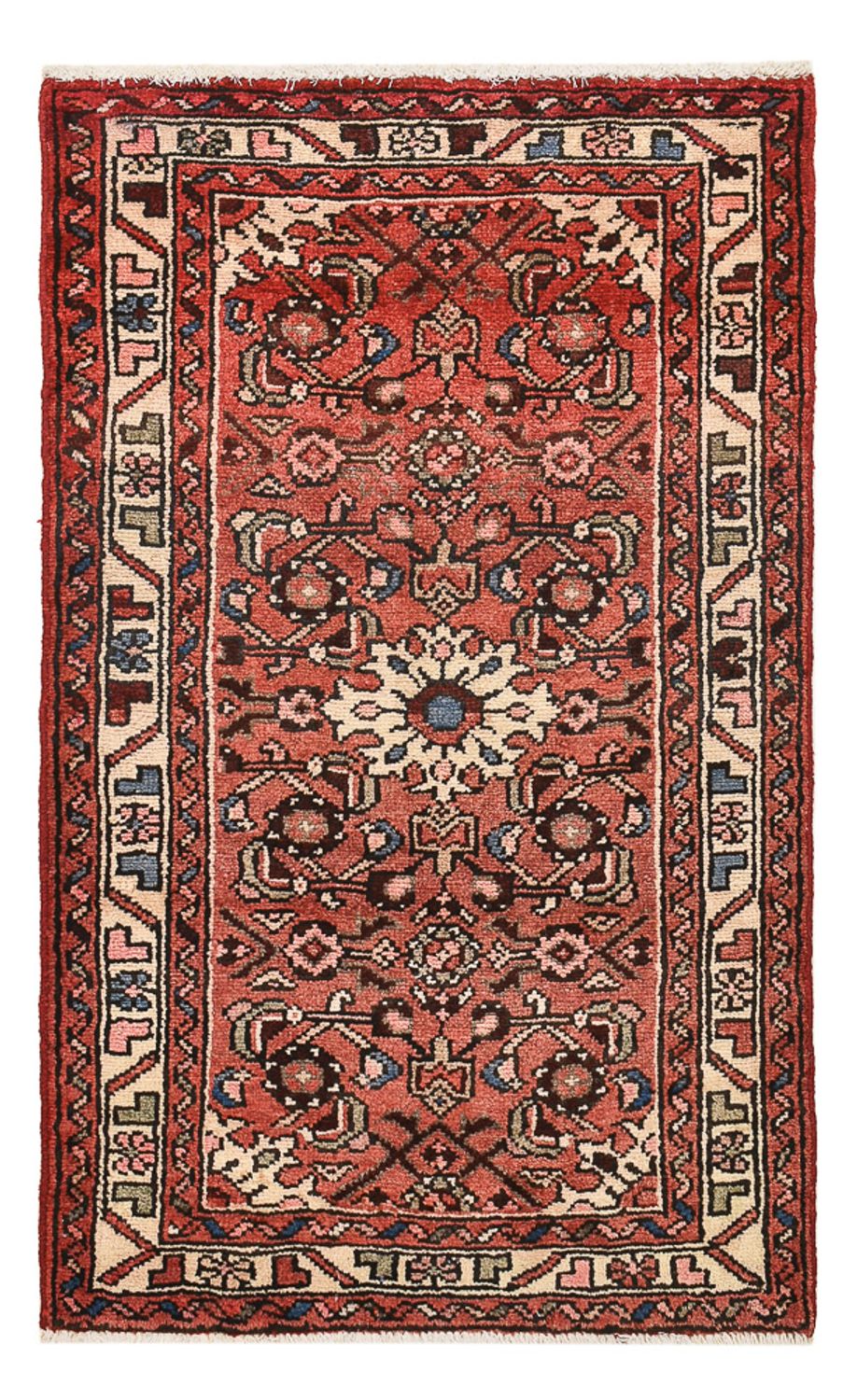 Perserteppich - Nomadic - 106 x 67 cm - hellrot