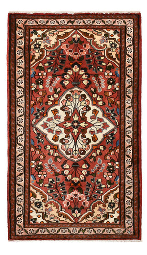 Perserteppich - Nomadic - 136 x 76 cm - dunkelrot