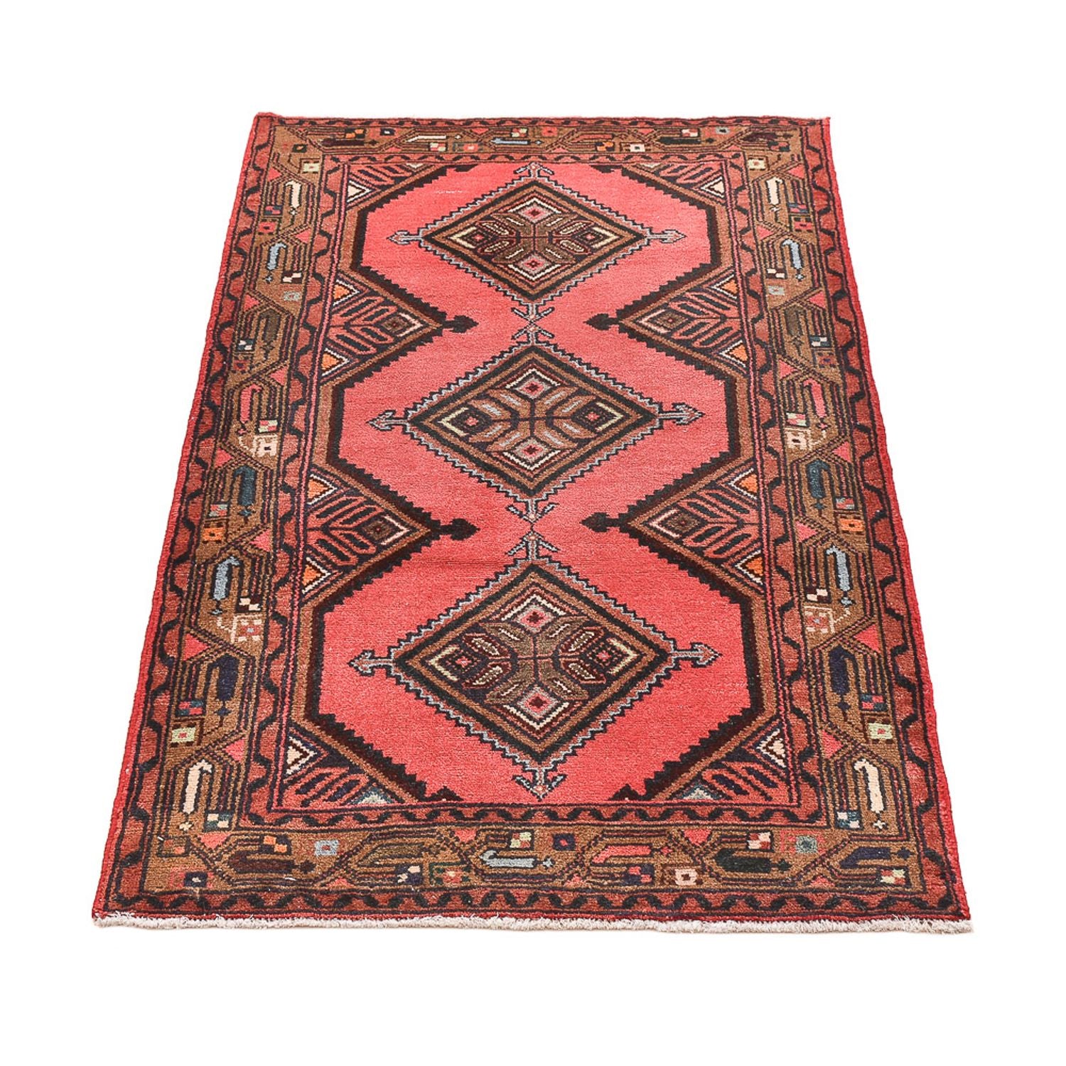 Perserteppich - Nomadic - 123 x 75 cm - hellrot