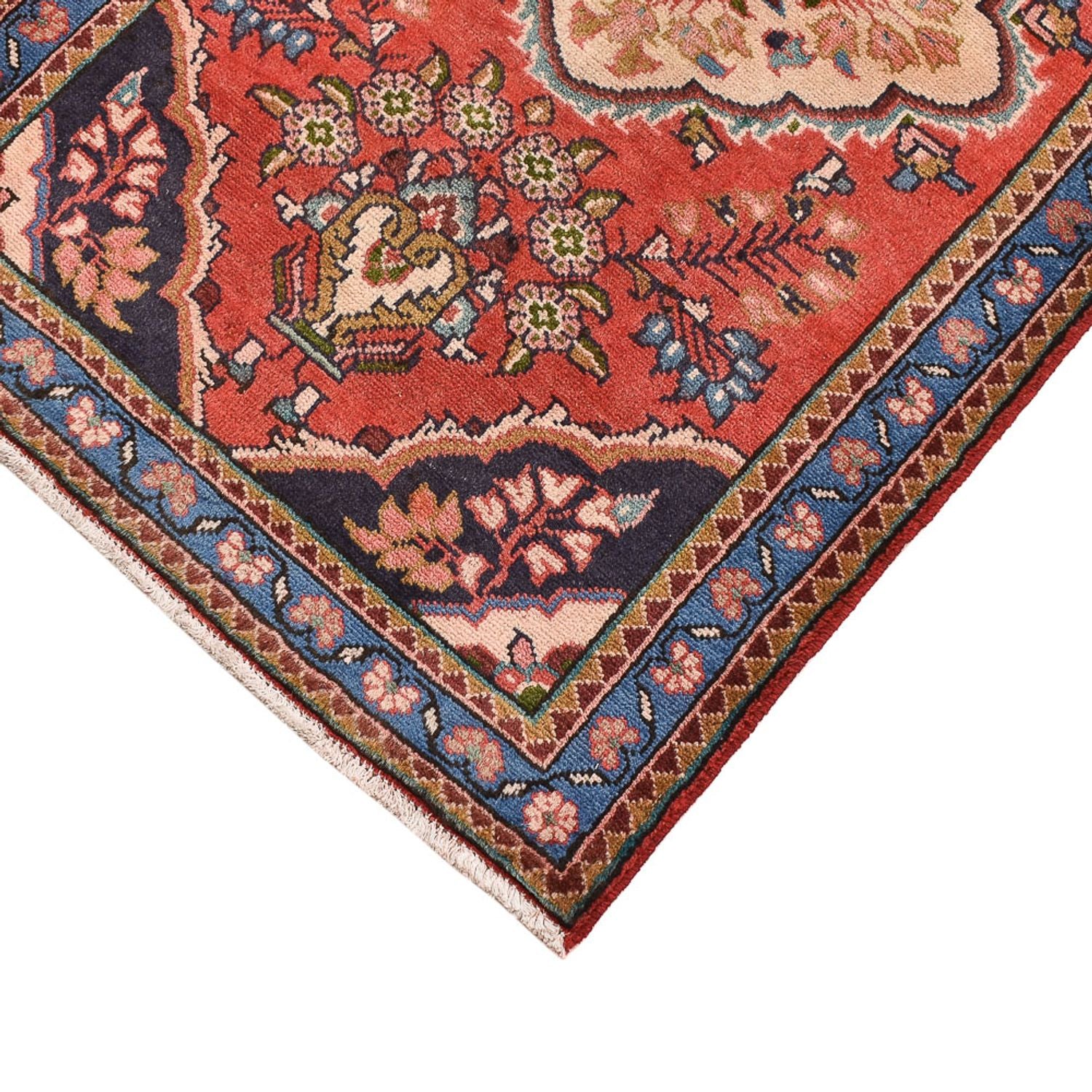 Perserteppich - Nomadic - 128 x 74 cm - rot