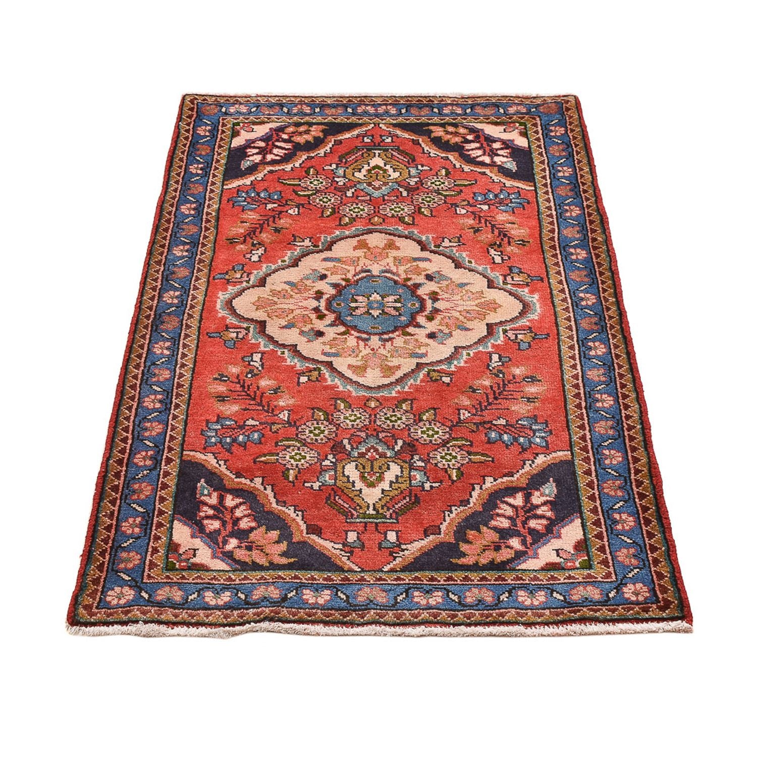 Perserteppich - Nomadic - 128 x 74 cm - rot