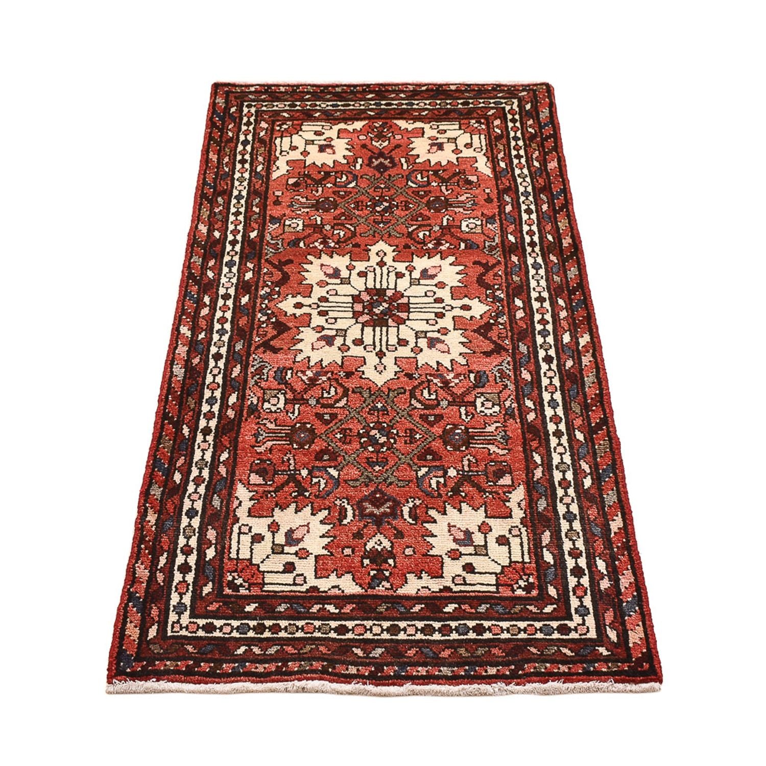 Perserteppich - Nomadic - 140 x 64 cm - hellrot