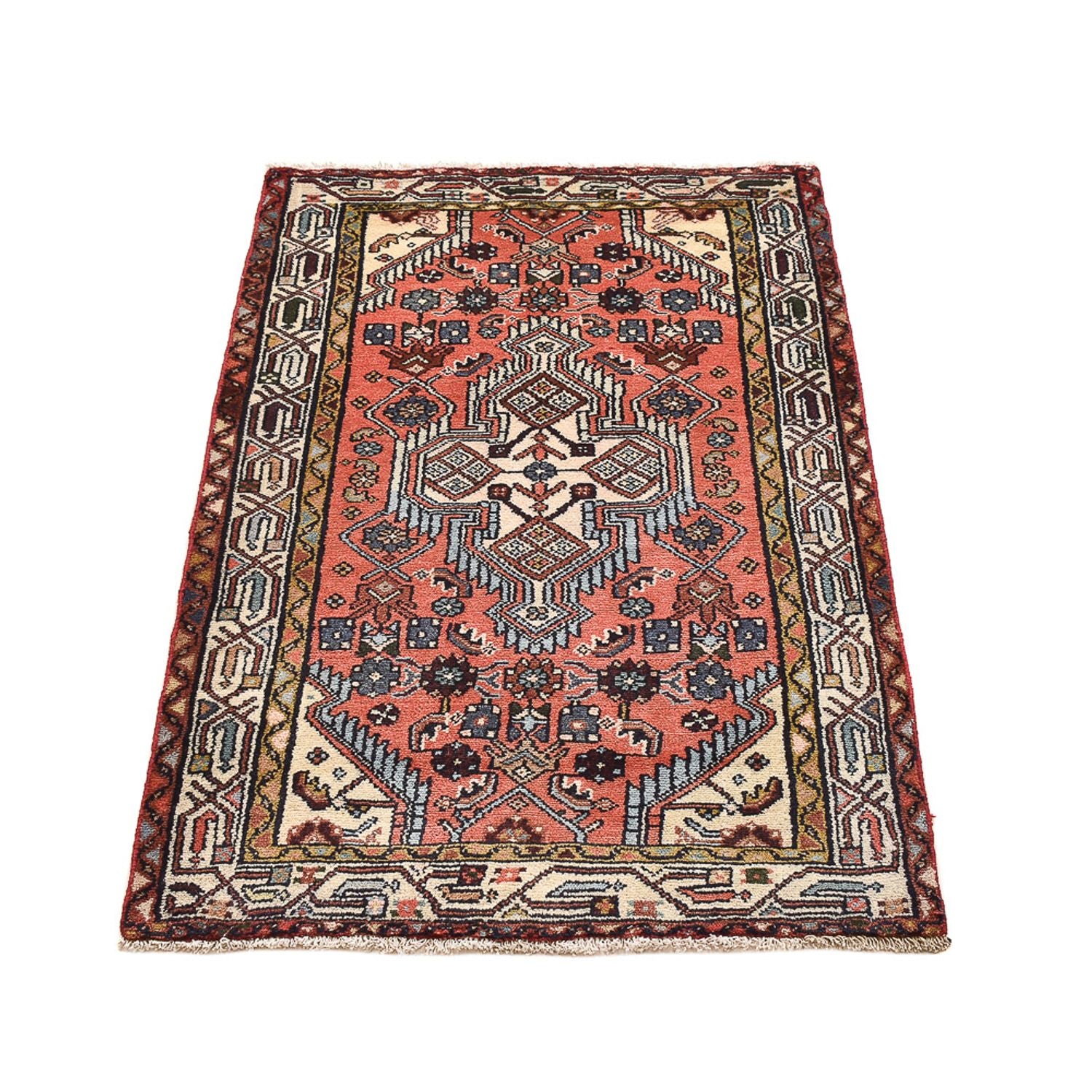 Perserteppich - Nomadic - 123 x 75 cm - hellrot