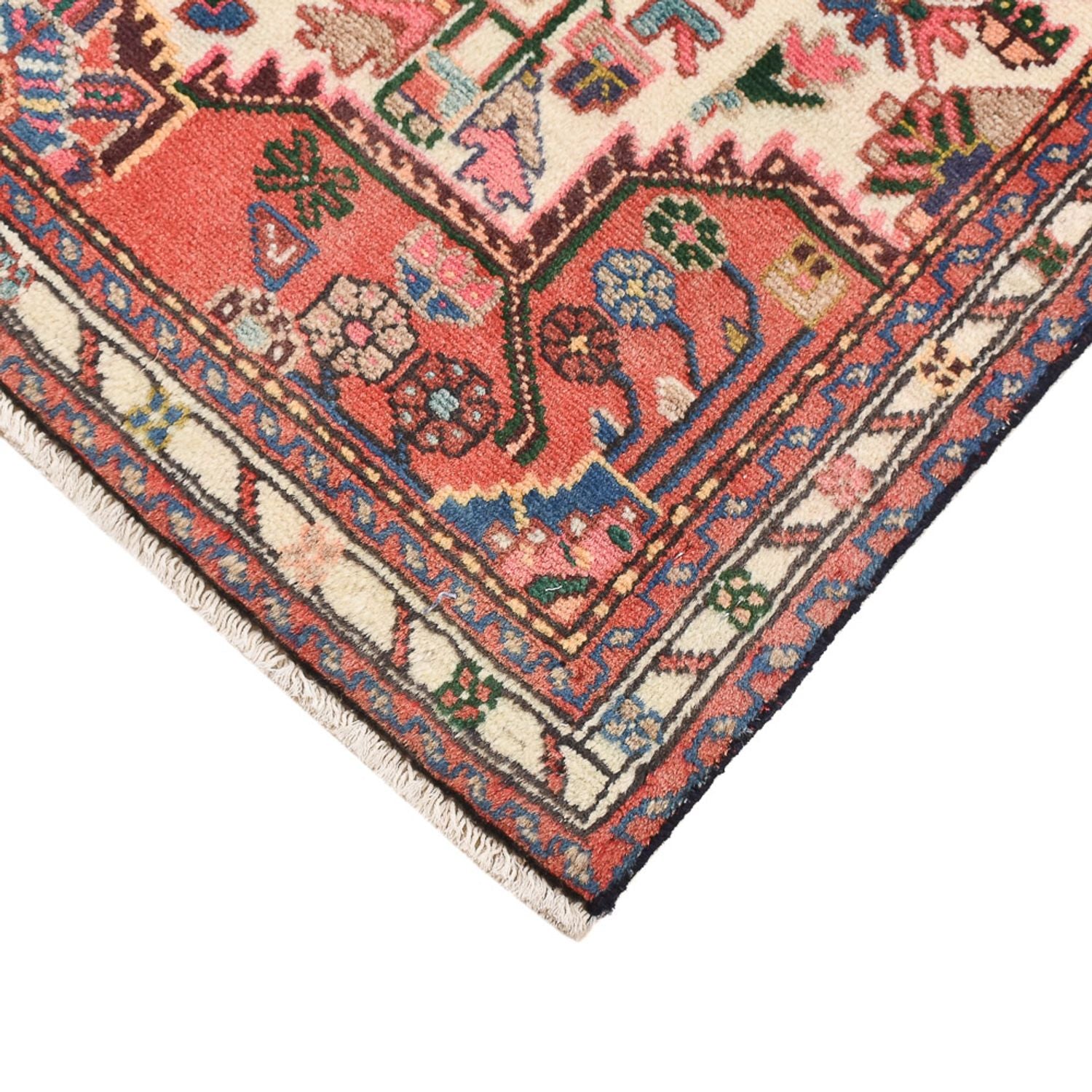 Perserteppich - Nomadic - 113 x 76 cm - hellrot