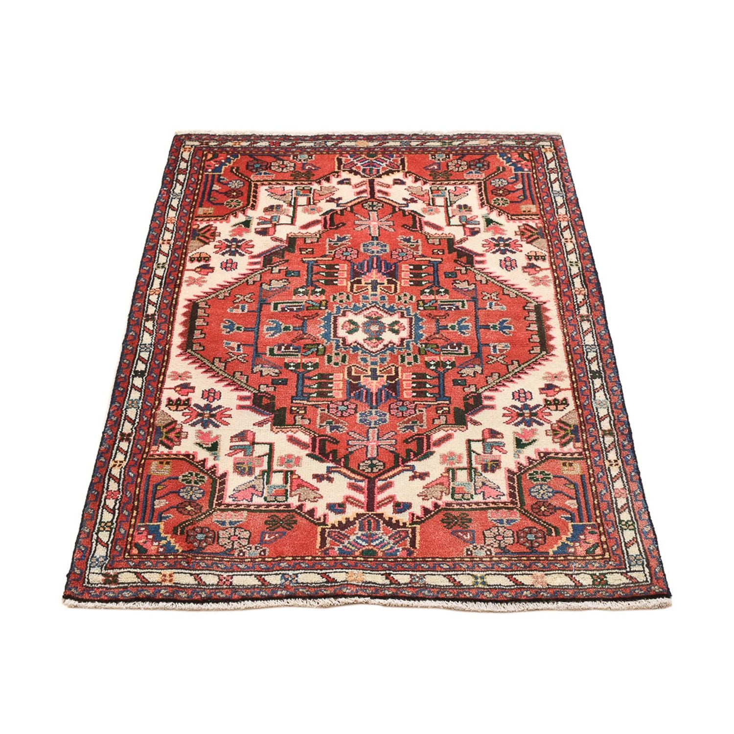 Perserteppich - Nomadic - 113 x 76 cm - hellrot