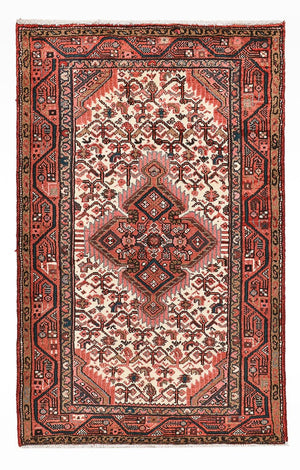 Perserteppich - Nomadic - 120 x 73 cm - hellrot