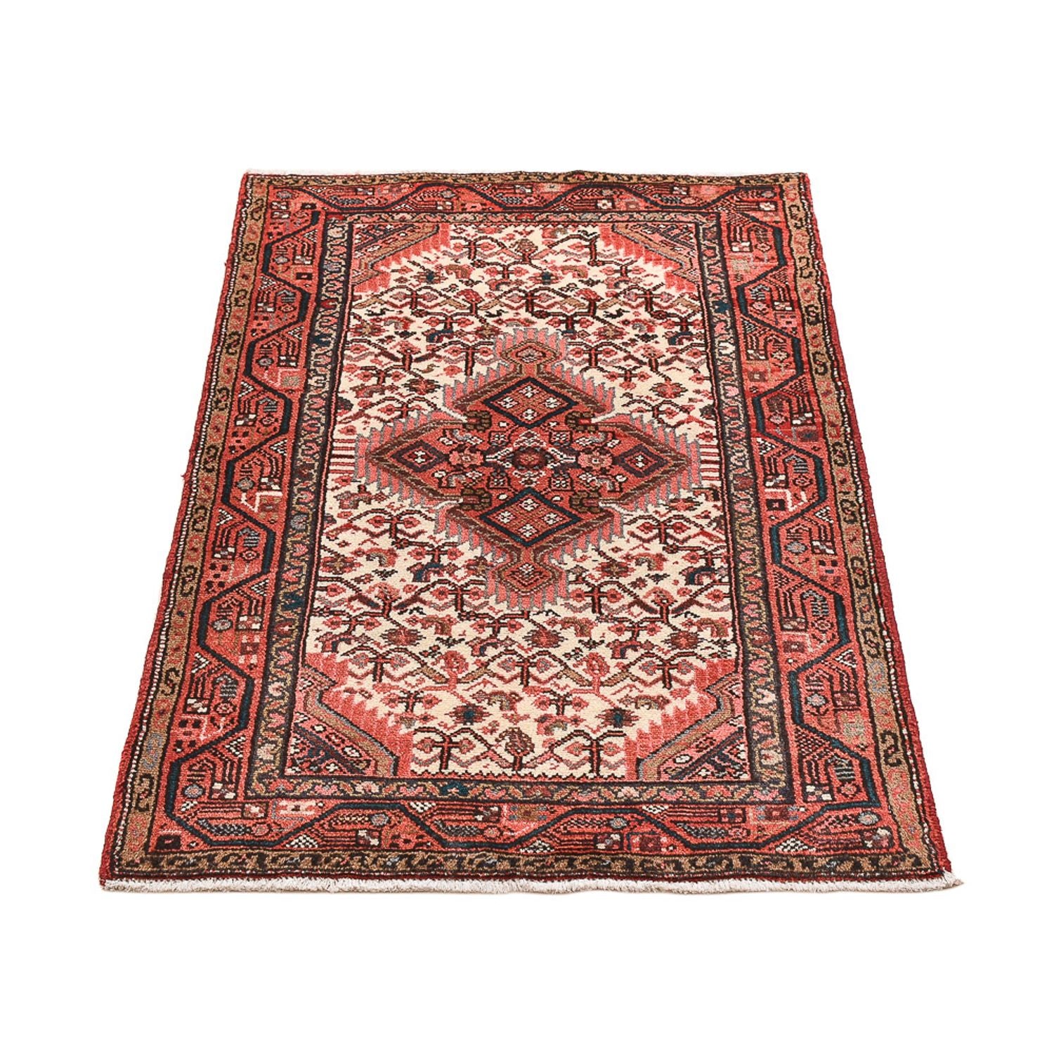 Perserteppich - Nomadic - 120 x 73 cm - hellrot