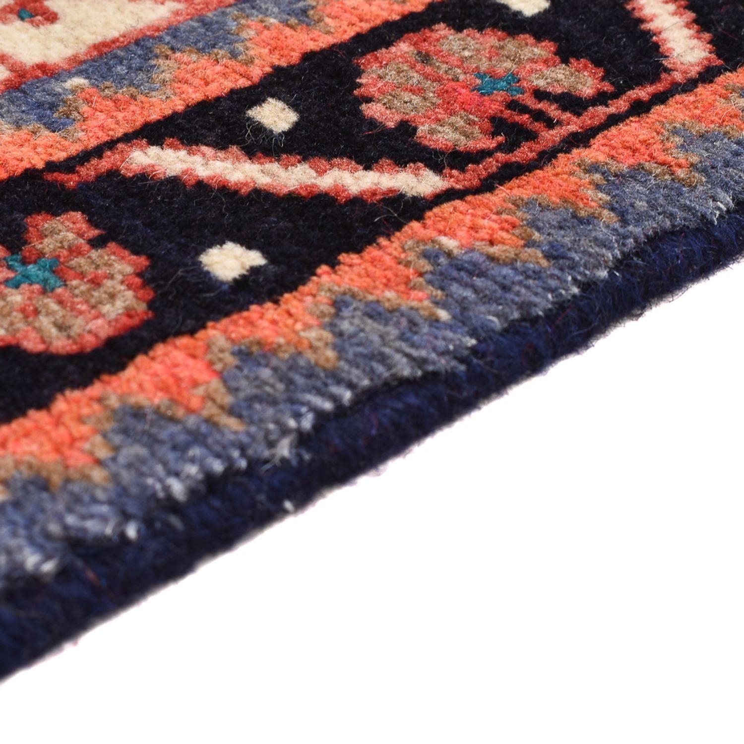 Perserteppich - Nomadic - 130 x 86 cm - hellrot