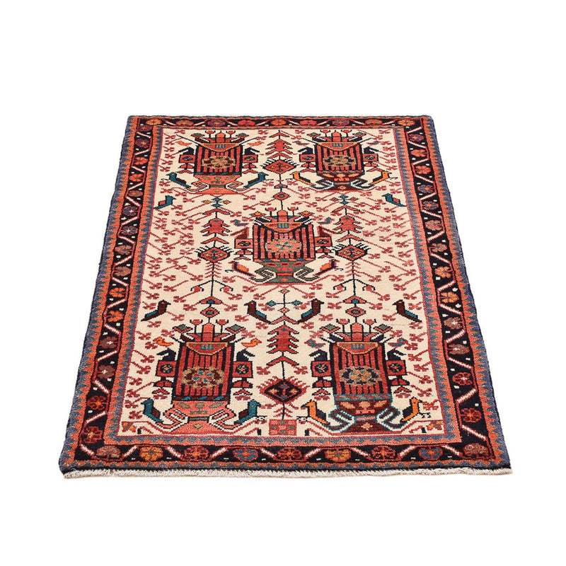 Perserteppich - Nomadic - 130 x 86 cm - hellrot