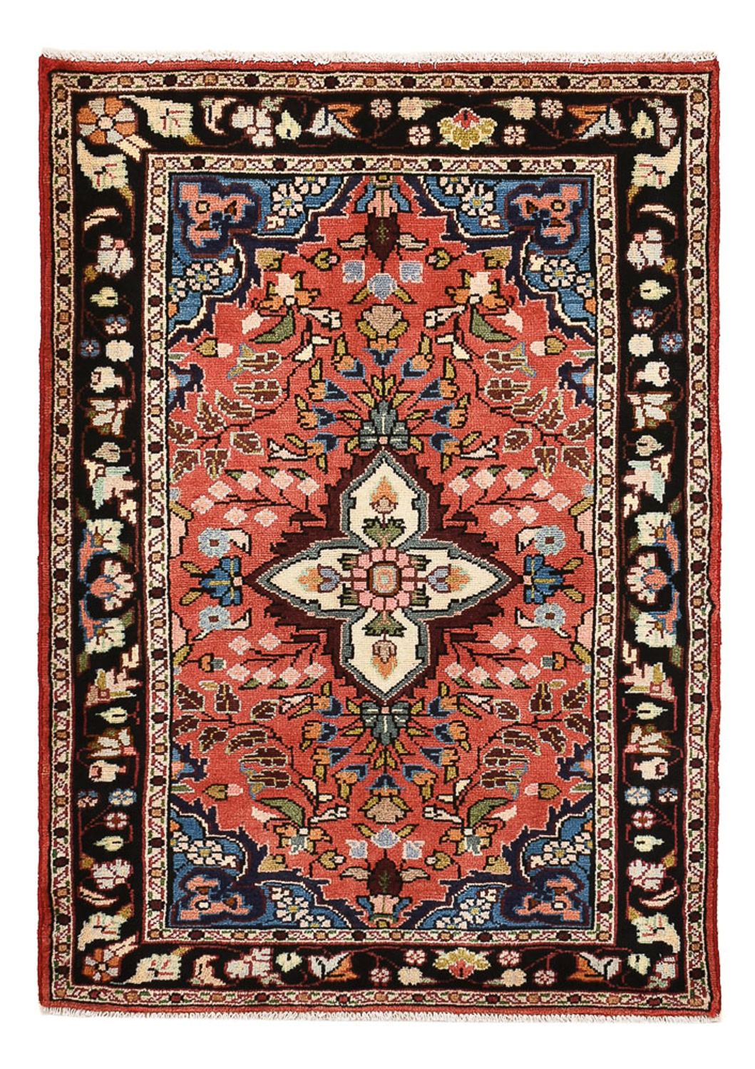Perserteppich - Nomadic - 110 x 76 cm - rot