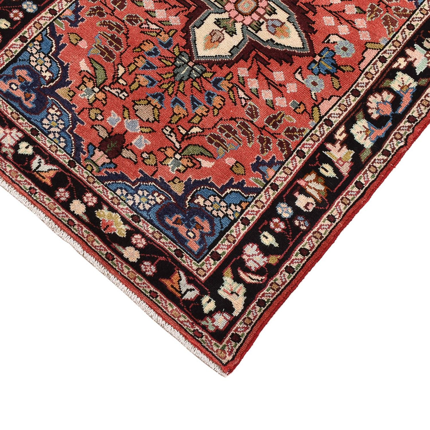 Perserteppich - Nomadic - 110 x 76 cm - rot