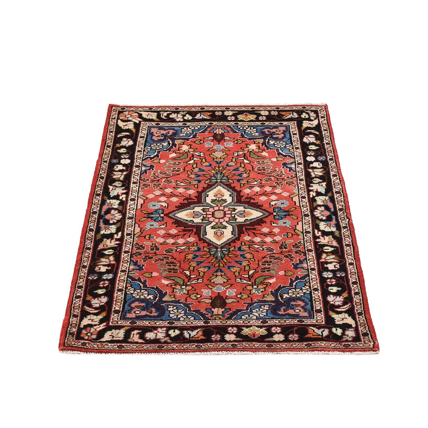 Perserteppich - Nomadic - 110 x 76 cm - rot
