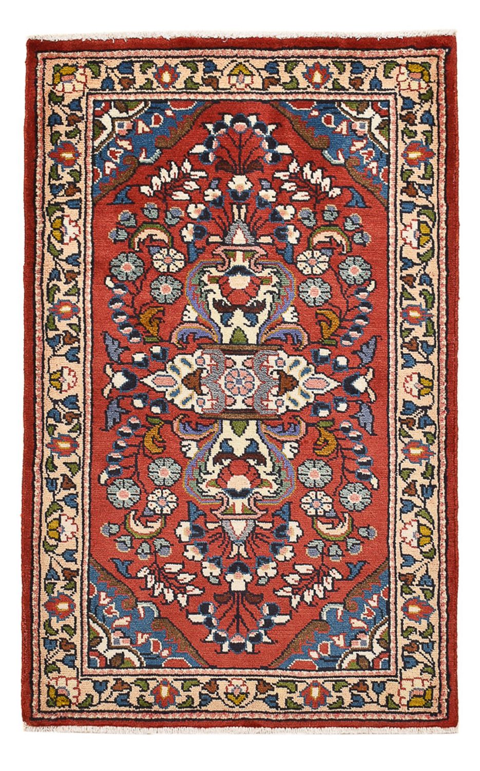 Perserteppich - Nomadic - 130 x 77 cm - rot