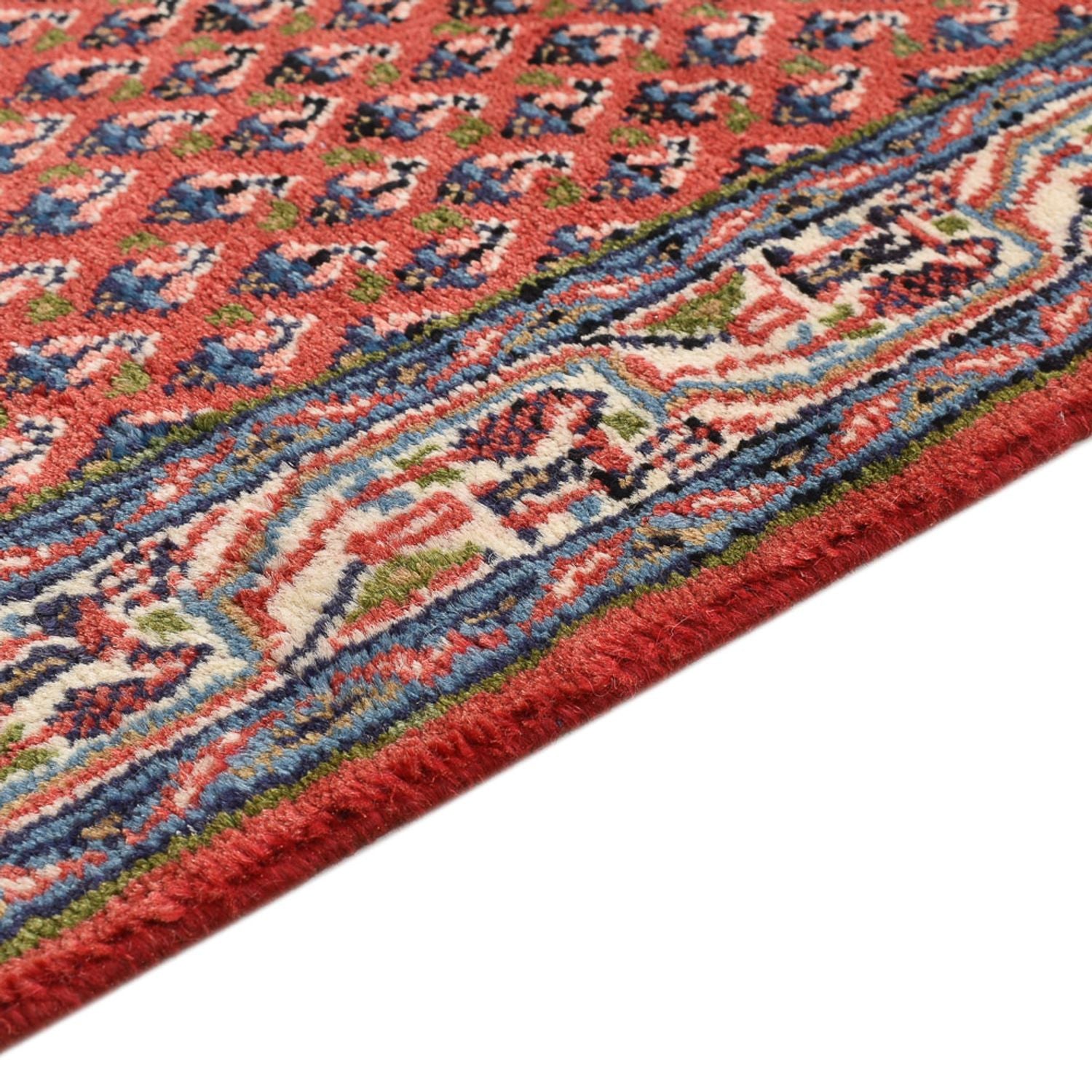 Perserteppich - Mir - 132 x 69 cm - dunkelrot