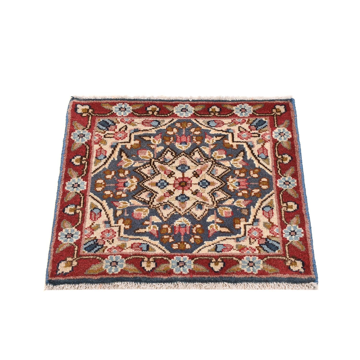 Perserteppich - Nomadic quadratisch  - 53 x 52 cm - mehrfarbig