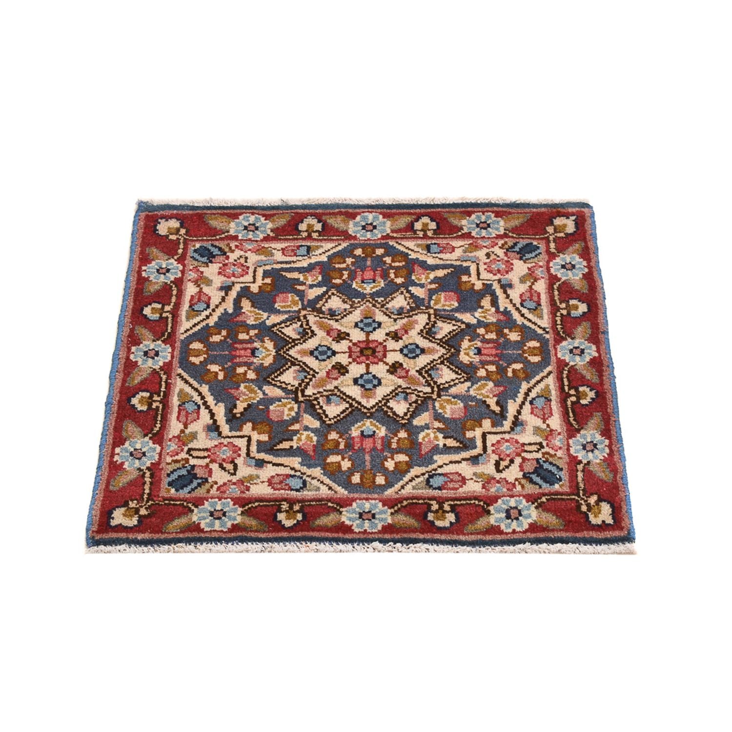 Perserteppich - Nomadic quadratisch  - 52 x 52 cm - mehrfarbig