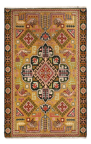 Perserteppich - Nomadic - 82 x 53 cm - olivgrün